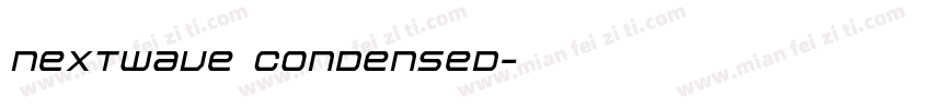Nextwave Condensed字体转换